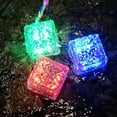 thumbnail image 3 of Luces solares de jardín, luces de ladrillo de hielo, luces de cubitos de hielo, iluminación de paisaje para paso, césped de patio, 3 of 5