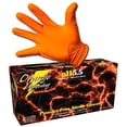 thumbnail image 4 of Atlantic Safety Company Orange Lightning XLarge Orange Nitrile Gloves, 4 of 7