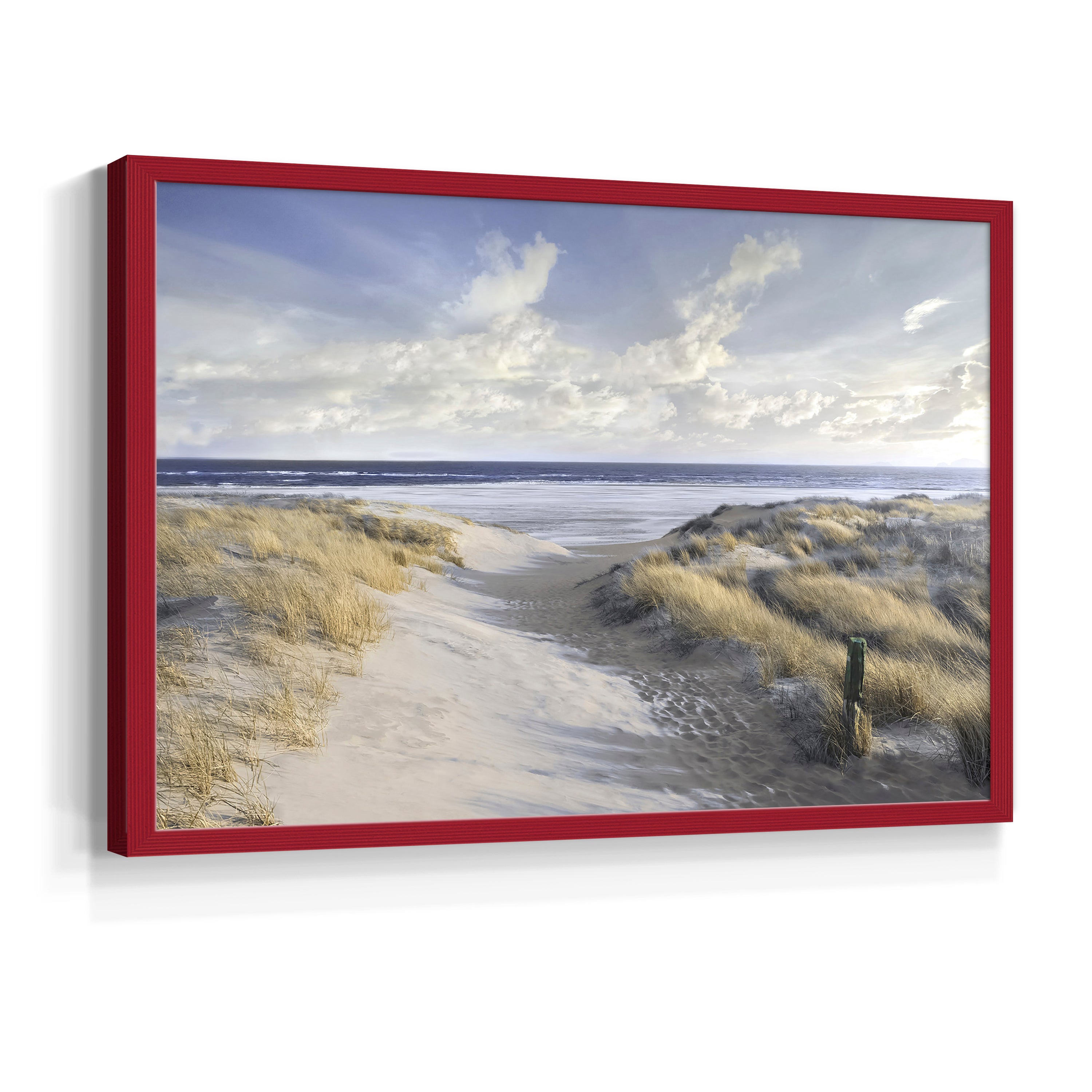 Aisle Marker by Mike Calascibetta - Restickable Framed Giclée Print