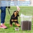 thumbnail image 5 of TBMax Dog Food Storage Container 5-7 lbs, Airtight Cat Food Container with Large Spout & Measuring Cup, Portable Pet Food Storage Dispenser for Small Animal Kibble Storage, Bird Seed Container, 5 of 7