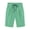 Mint Green, variant on Staron Summer Shorts for Women Casual Elastic Waist Drawstring Side Pocket Solid Color 5/4 Pants, Yellow S