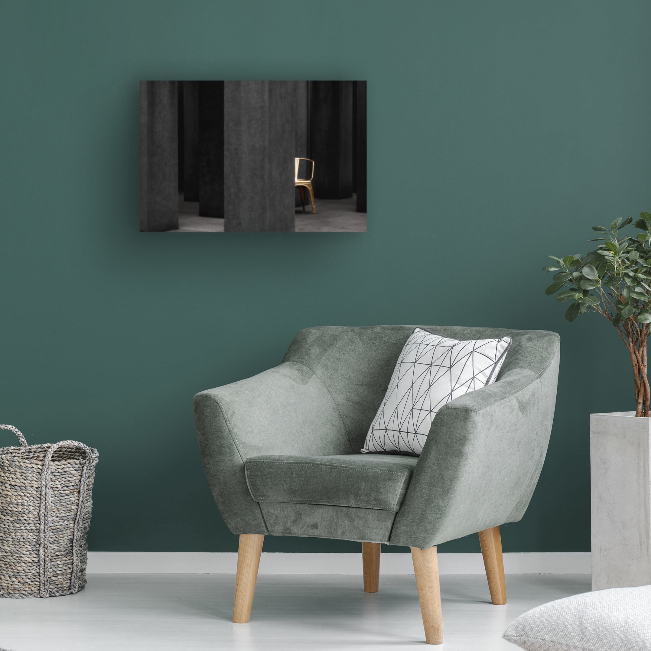 Canvas Wall Art - Marc Apers 'Silence Is Golden' Wall Art for Living Room, Bedroom, or Office Décor by Trademark Fine Art - 47 x 30 Inches