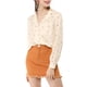 thumbnail image 1 of INSPIRAR CHIC Camisas de Manga Larga de los Años 50 para Mujeres con Estampado de Corazones y Lunares L Beige, 1 of 7