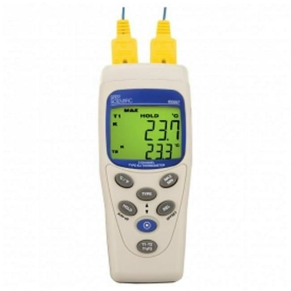 Sper Scientific 800007 Thermometer 2 Channel Type K & J