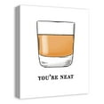 thumbnail image 2 of Creative Products YouÃ¢â‚¬â„¢re Neat Bourbon Canvas Wall Art, 16x20, 2 of 5