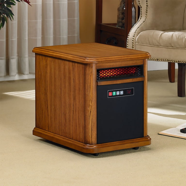 Duraflame 1500 Watt 5200 BTU Portable Electric Infrared Quartz Heater, Oak  - Walmart.com