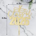 thumbnail image 2 of Cake Topper sodasos Clase de 2026 con brillo dorado, 2 of 8