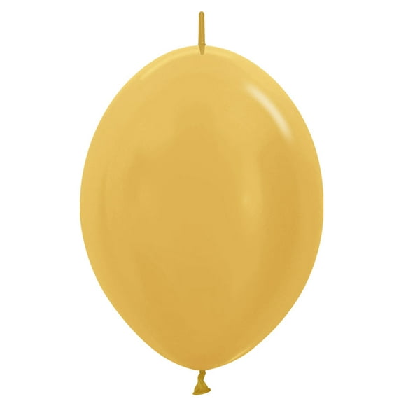 Elevate Your Birthday Bash with 25 Metallic Gold Link-O-Loons – Durable, Vibrant, and Biodegradable Party Supplies for Unforgettable Celebrations! Enjoy a Natural Touch!