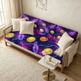 thumbnail image 2 of Couch Cushion Covers 3 Pcs Dazzling Bowling Sports Stretch Sofa Cushion Slipcovers Modern Ball Sport Purple Soft Sofa Cover Elastic Non-Slip Sofa Seat Cover Furniture Protector, 2 of 7