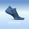 thumbnail image 3 of Feetures High Performance Ultra Light Ankle Sock - No Show Socks for Women & Men with Heel Tab - Denim Daze, S (1 Pair), 3 of 7