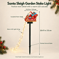thumbnail image 2 of 2026 New Santa’s Flying Sleigh Gift Cascade–Solar Christmas Garden Light, Waterproof Outdoor Yard Stake Lamp, Warm Glowing Festive Decor For Lawn And Holiday Home Decor, 2 of 9