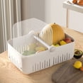 thumbnail image 1 of XWSHYW Almacenamiento y Organización Del Baño. Organizador Deformable para Ducha/Baño, Cesta de Plástico para Artículos de Tocador, Cesta Portátil para Ducha con Asa, Organizador de Cocina, 1 of 6