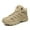 Beige, variant on Stepedia Hiking Boots Men Casual Mid Hiking Shoes Non Slip Waterproof Work Boots, Black