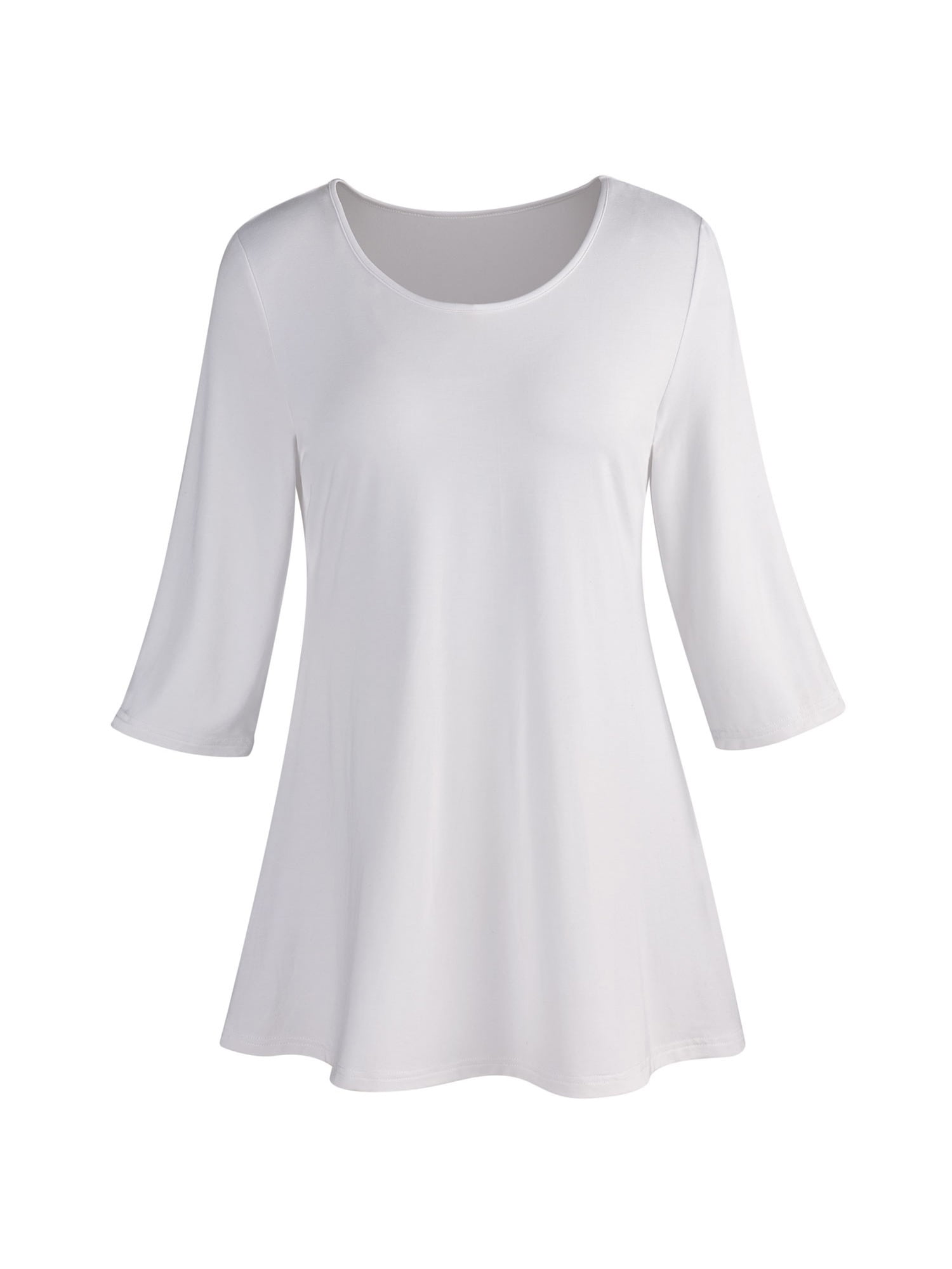 Women's Bamboo Layering Tunic Top - 3/4 