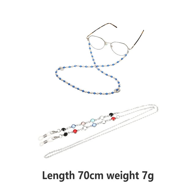 braveheart Sangle Résistante aux Déchirures avec Fixation Stable Chaînes en Acrylique Lunettes Rose