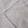 thumbnail image 7 of Decorative Italian Paisley Cotton-Rich Sheet Set - King, White, 7 of 7