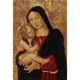 thumbnail image 3 of Follower of Filippo Lippi 18x24 Black Modern Framed Museum Art Print Titled - The Madonna Teaching the Child to Read (15th Century), 3 of 5