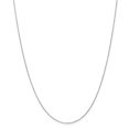 thumbnail image 1 of 0.8 mm x 16 in. 14K White Gold Diamond-Cut Cable Chain, 1 of 1