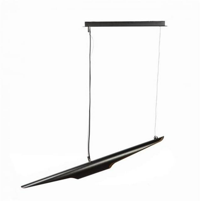 Control Brands LM4082PBLK Lampe Suspendue Emma, Noir - 39,4 Po.