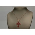 thumbnail image 5 of Gin & Grace 10KT RG Ruby  and diamond accent Pendant Necklace, 5 of 5