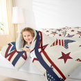 thumbnail image 5 of Feelyou Stripes Stars Flag Bedding Comforter Set, Fourth of July Twin Comforter Sets, Teens Kids Boys Girls Reversible Bedding Set, Ultra Soft Bedroom Decor, 2-Piece, 5 of 9