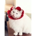 thumbnail image 1 of 1pc Flower Shape Elizabethan Collar, Suitable For Cats And Small Dogs, Prevent Licking And Biting After Surgery, 1 of 4