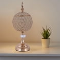thumbnail image 3 of Portavelas de cristal, candelabros dorados, centros de mesa, velas votivas Diámetro 114 cm Altura 36 cm, 3 of 9
