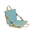 thumbnail image 2 of Cojín de asiento plegable para suelo, silla de playa, sillón para niños, cómodo y plegable Azul verde, 2 of 9