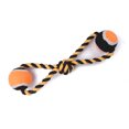 thumbnail image 4 of Pet Cotton Rope Tennis Ball Toy, Dog Rope Ball Toy Colorful Safe Bite Resistant Interactive  for Game for Outdoor, 4 of 8