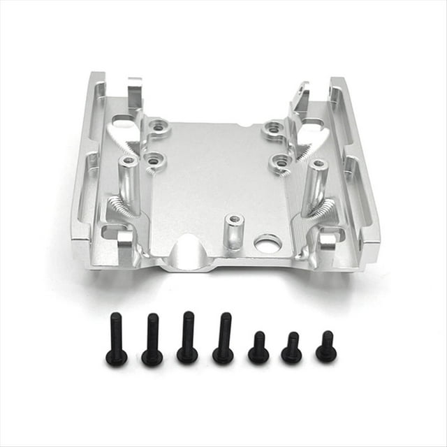 Kit de Asiento Inferior de Caja de Actualización de Coche RC para 1/12 H12Y H12Y+ Accesorios de Actualización de Coche RC Plateado