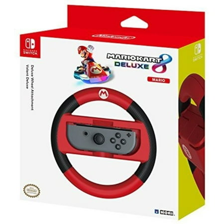 Hori Mario Kart 8 Deluxe - Mario Racing Wheel - Controller forNintendo (Best Steering Wheel Controller)