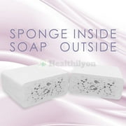 T.Taio Soap Sponge with Mother of Pearl – Esponjabon Concha Nacar – Exfoliating Glycerin Cleanser, 4.2 oz, 2 Pack