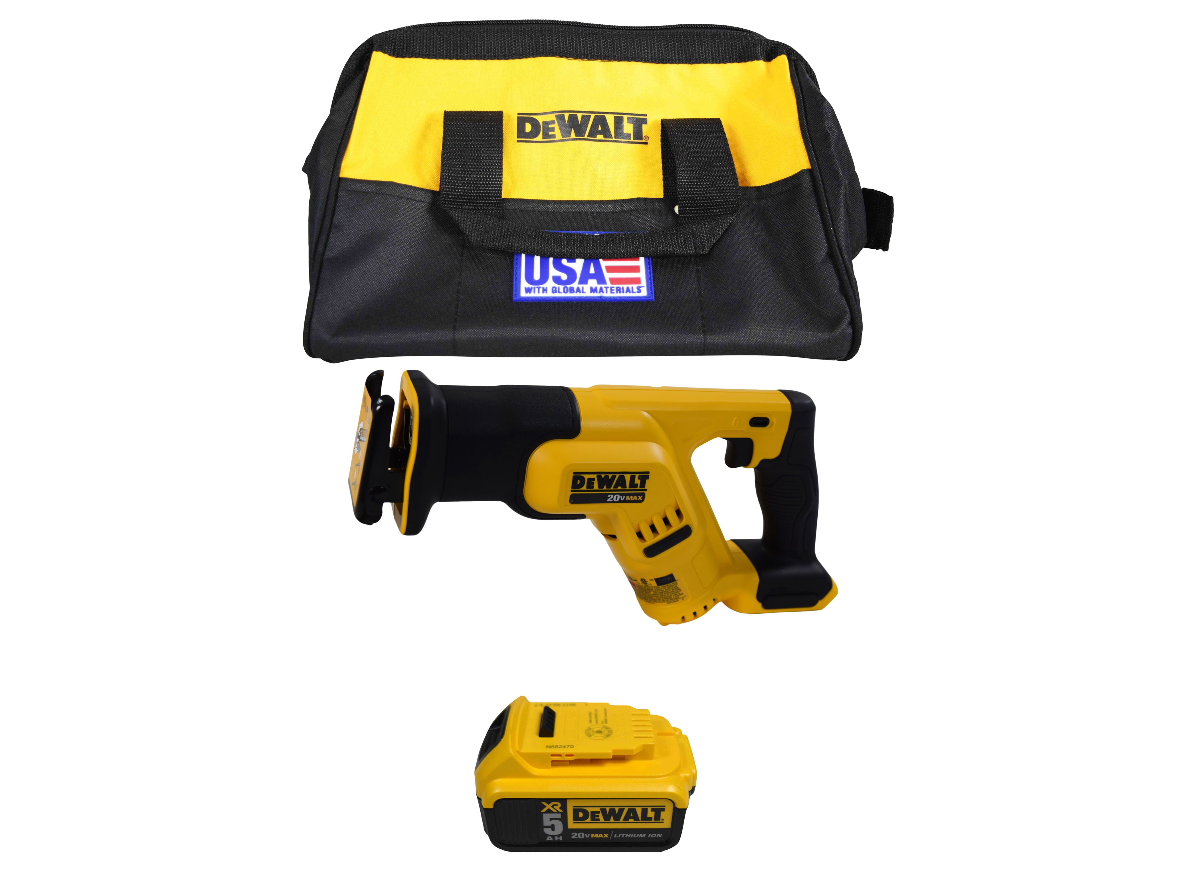 Dewalt DCS387B 20V Reciprocating Saw w/ DCB205 20V 5.0AH Battery