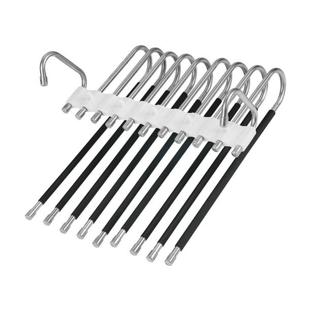 Perchas para guardarropa Advancent estante colgante multiusos Negro 33.2x24 cm