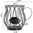 thumbnail image 2 of Soporte para cápsulas de café y taza organizadora, cesta para cápsulas de café de taza K de gran capacidad para barra de mesa de café, almacenamiento de cápsulas de café expreso, 2 of 5