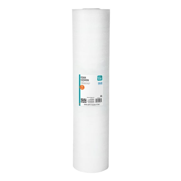 Pen+Gear 30" x 30' Foam Cushioning Roll,  White, 1 Roll