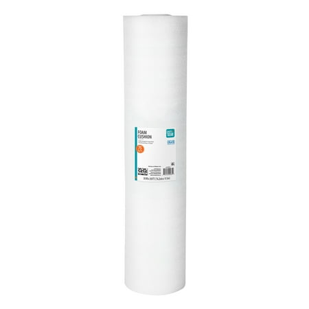 Pen+Gear 30" x 30' Foam Cushioning Roll, White, 1 Roll