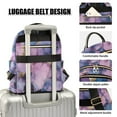 thumbnail image 3 of FORMRS Mini Backpack Purse for Women Travel Daypack Casual Shoulder Bag, Watercolor Pink Marble Pattern, 3 of 7