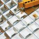 thumbnail image 3 of 1 pieza de mosaico de cristal con espejo de diamante brillante 3D para decoración de pared de KTV, hogar, oficina, pegatinas de pared para decoración contra salpicaduras, 3 of 5