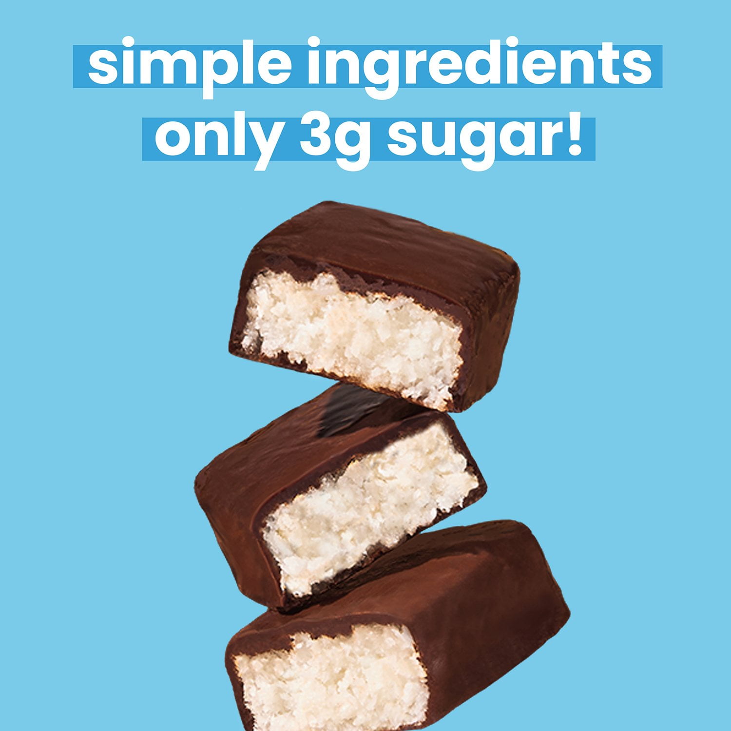 UNREAL 11.1 oz Dark Chocolate Coconut Bars – Healthy, Low Sugar Treats