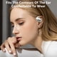 thumbnail image 5 of Auriculares Bluetooth Open Ear 5.4 | Diseño de oreja colgante | Auriculares deportivos inalámbricos verdaderos | Carga rápida tipo C | Batería grande 8hr Playtime | Llamadas HD de baja latencia, 5 of 7