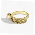 thumbnail image 5 of 4 Pcs Open Crochet Ring Silver Band Ring Yarn Finger Holder Crochet Loop Rings Jewelry To Open, 5 of 5