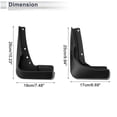 thumbnail image 3 of Guardabarros delanteros y traseros únicos para Audi A3 Saloon Sport 2017-2020 con accesorios de montaje 1 juego, 3 of 6