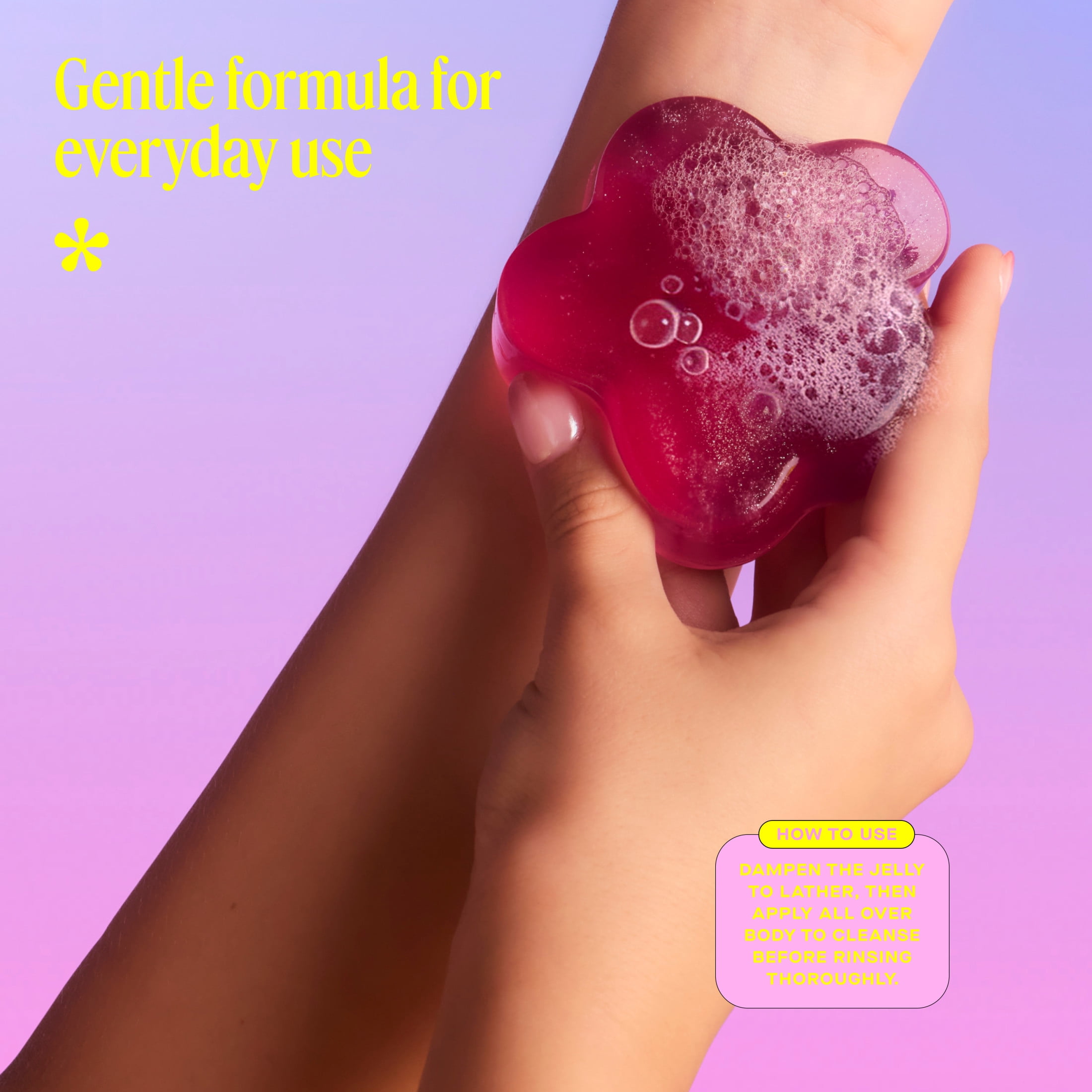 DAISE Jelly Soap, With Hydrating Glycerin, in Froyo 100 g