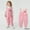 Pink-1, variant on Baby Boys Girls Winter Down Snow Pants Overalls Snowsuit Toddler Warm Lightweight Down Jumpsuit Bib Pants