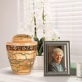 thumbnail image 5 of Wooden Cremation Urns for Human Ashes Adult Male 200 Cubic Inches - Urn for Ashes for Women & Men - Green Urn for Ashes Adult Male - Decorative Urn - Burial and Funeral Urns, 5 of 6