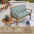 thumbnail image 5 of Magpie Patio Bench Cushion Cover 45x18x3 Inch, NO Insert! Water Resistant UV Protection Outdoor Swing Loveseat Replacement Cover with Zipper-Phoenix Blue, 5 of 7