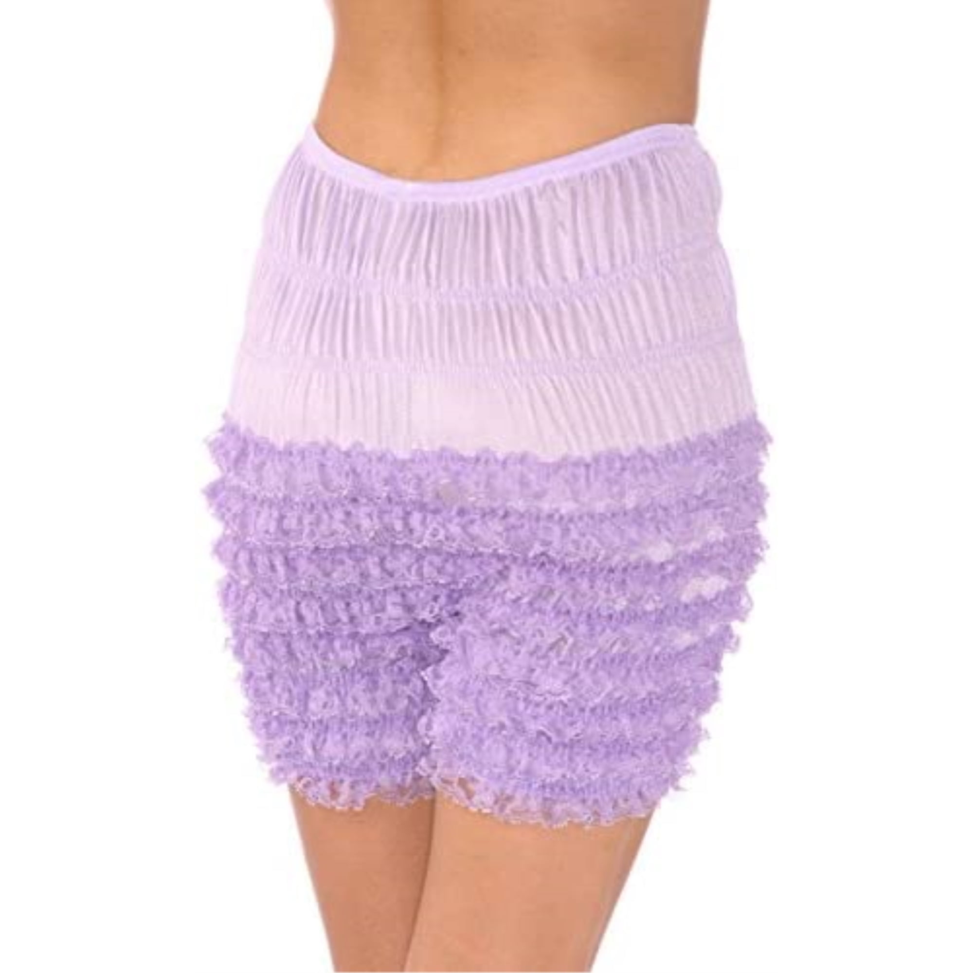 Malco Modes Adult Pettipants, Style N24, Sexy Ruffled Panties (Lilac ...