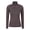 Brown, variant on Womens Merino Wool Zip Neck Thermal Top