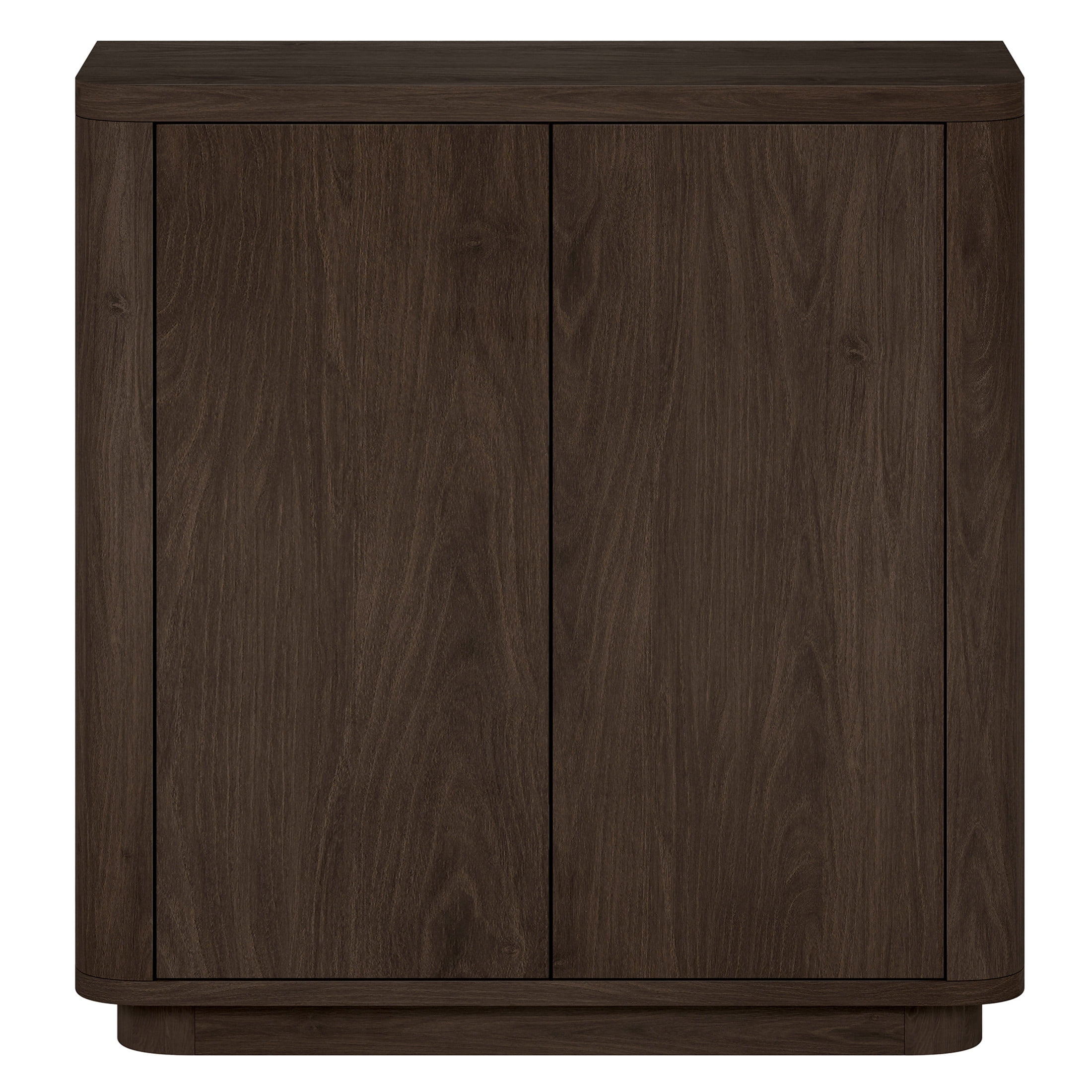 Evelyn&Zoe Modern/Contemporary 32" Wide Alder Brown Accent Cabinet